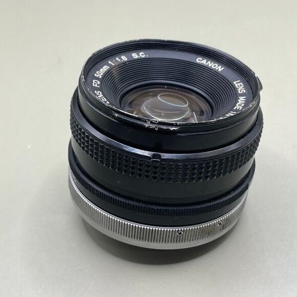 Canon FD 50mm 1:1.8‎ Film Camera Lens, Made In Japan - Picture 2 of 5